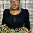 Hand-Crafted 720-Degree Ankara Peplum: african print, ankara, peplum, blouse, women's peplum, 75% Polyester (Small), Ready To Wear - DC401