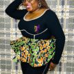 Hand-Crafted 720-Degree Ankara Peplum: african print, ankara, peplum, blouse, women's peplum, 75% Polyester (Small), Ready To Wear - DC401