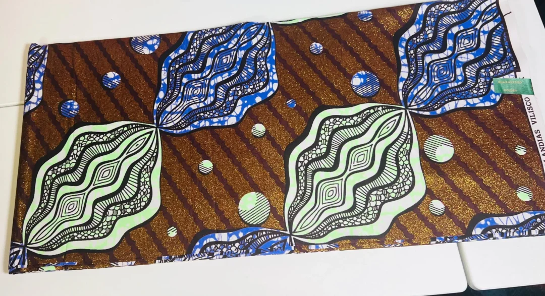 African Print Fabric, Ankara, YARD or WHOLESALE (100% Cotton) - DCL010 [LIMITED EDITION Glitter Ankara]