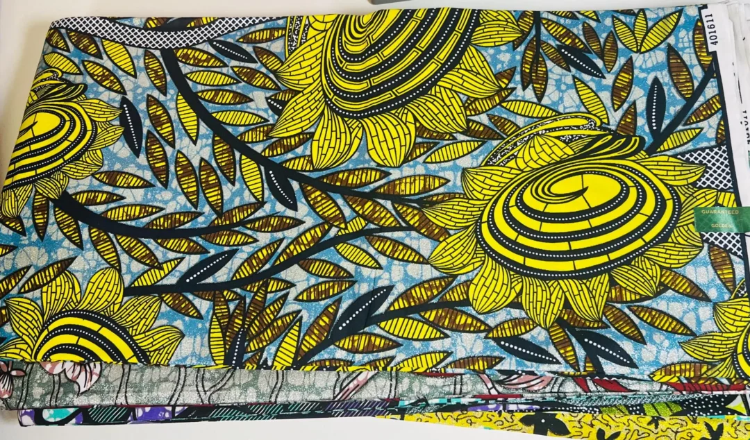 African Print Fabric, Ankara, YARD or WHOLESALE (100% Cotton) - DCL005 [LIMITED EDITION Glitter Ankara]